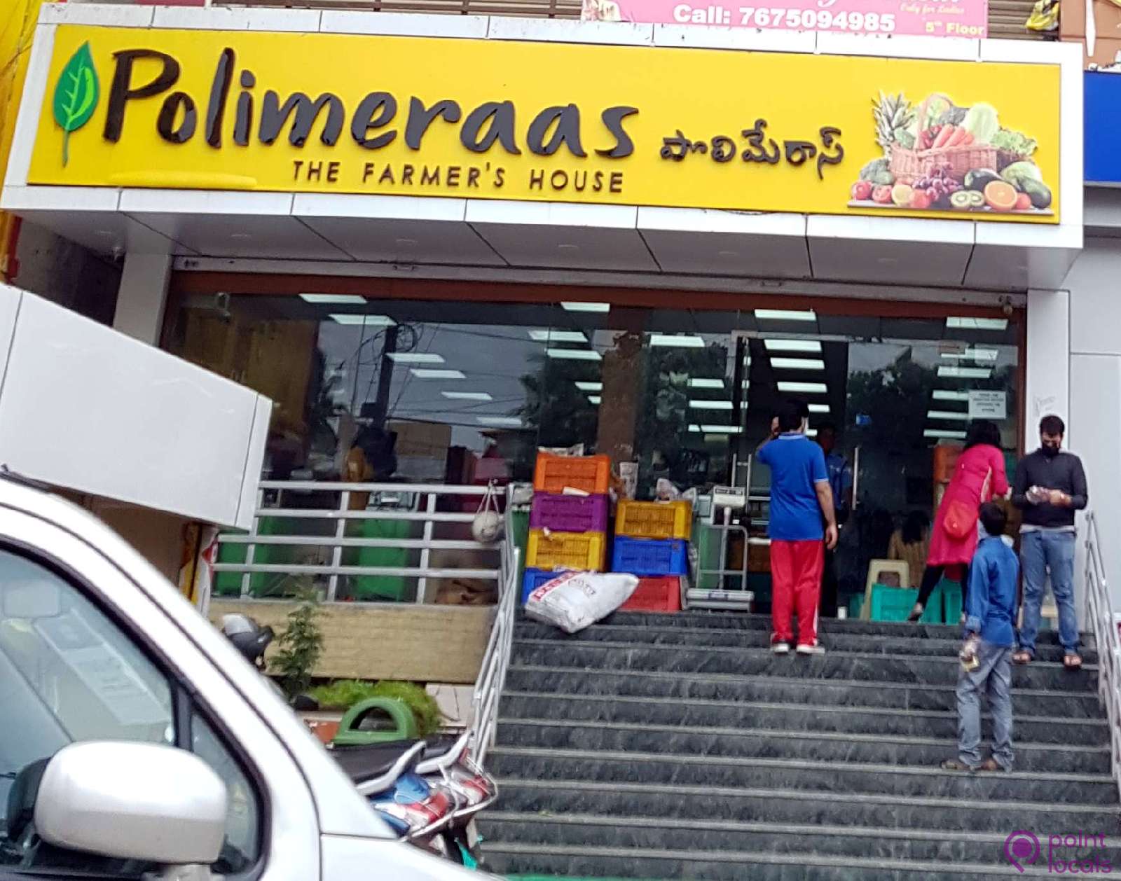 Polimeraas Hyderabad Fresh fruit and vegetables Store in Hyderabad.