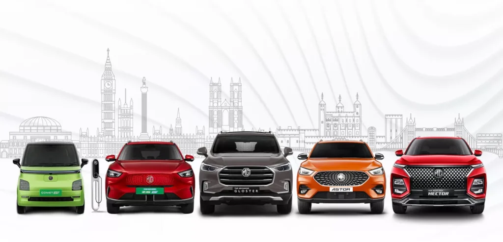 MG Motor Car Showrooms in Hyderabad