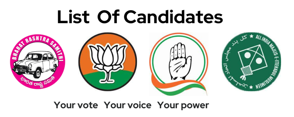 List of Candidates