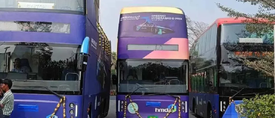 Double Decker buses